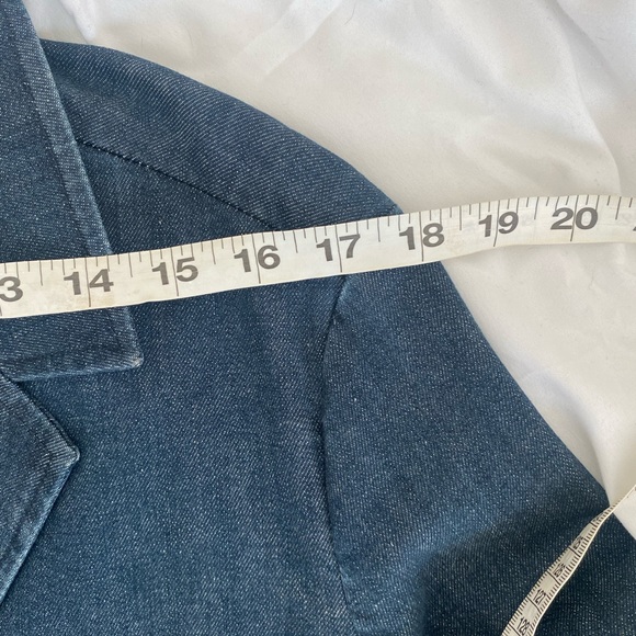 Talbots Denim Jacket. Stretch. Size 18 (XL) - Picture 8 of 9